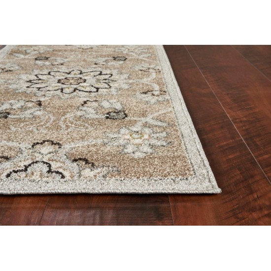 Lucia Beige/Grey Verona 23" x 45" Rug