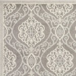 Lucia Silver Mosaic 3'3" x 4'11" Rug