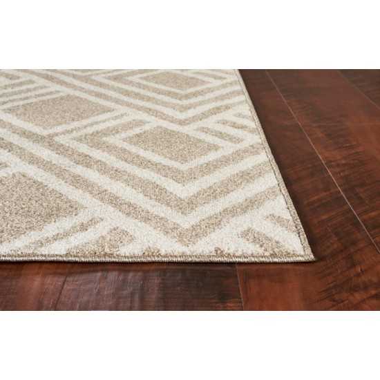 Lucia Beige Modeme 23" x 45" Rug