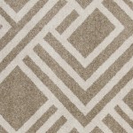 Lucia Beige Modeme 3'3" x 4'11" Rug