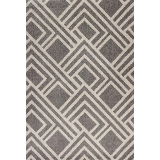 Lucia Grey Modeme 23" x 45" Rug