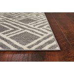 Lucia Grey Modeme 23" x 45" Rug