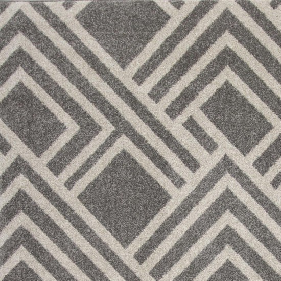 Lucia Grey Modeme 23" x 45" Rug