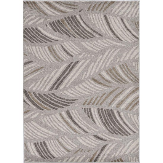 Lucia Grey Folia 23" x 45" Rug