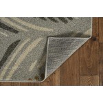 Lucia Grey Folia 23" x 45" Rug