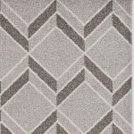 Lucia Grey Herringbone 5'3" x 7'7" Rug