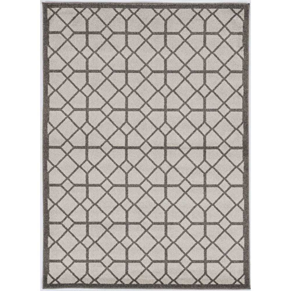 Lucia Ivory/Grey Scope 23" x 45" Rug