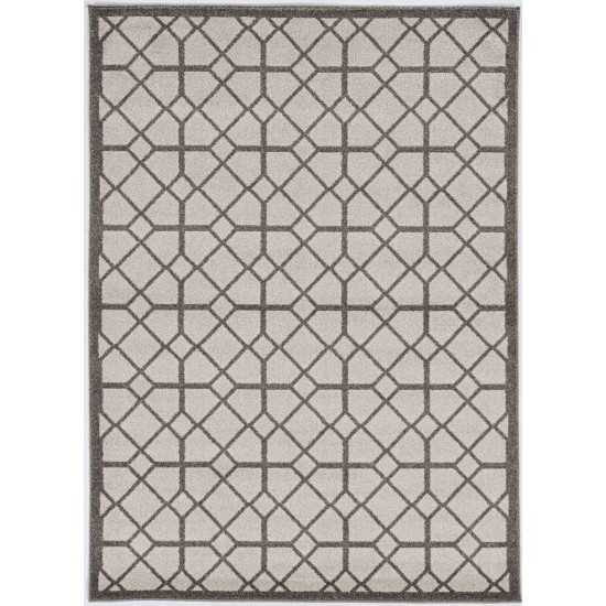 Lucia Ivory/Grey Scope 7'7" x 10'10" Rug