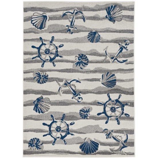 Lucia Ivory Seashore 23" x 45" Rug