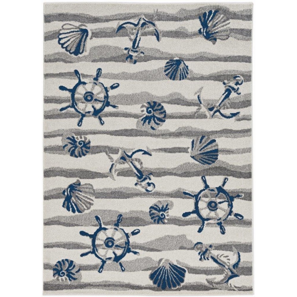 Lucia Ivory Seashore 23" x 45" Rug