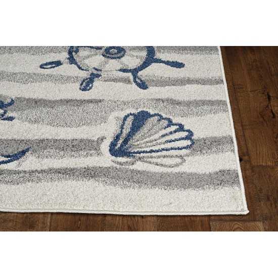 Lucia Ivory Seashore 23" x 45" Rug