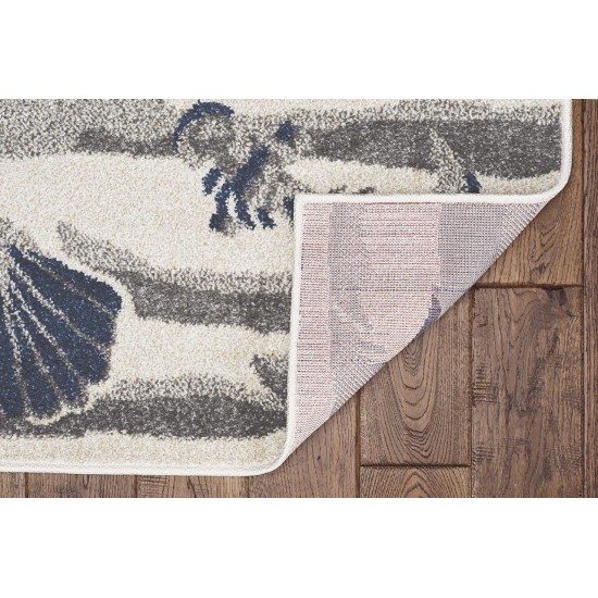 Lucia Ivory Seashore 23" x 45" Rug