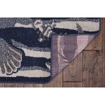 Lucia Blue Seashore 23" x 45" Rug