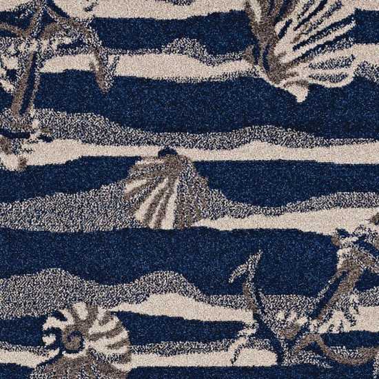 Lucia Blue Seashore 23" x 45" Rug