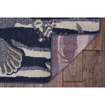 Lucia Blue Seashore 5'3" x 7'7" Rug