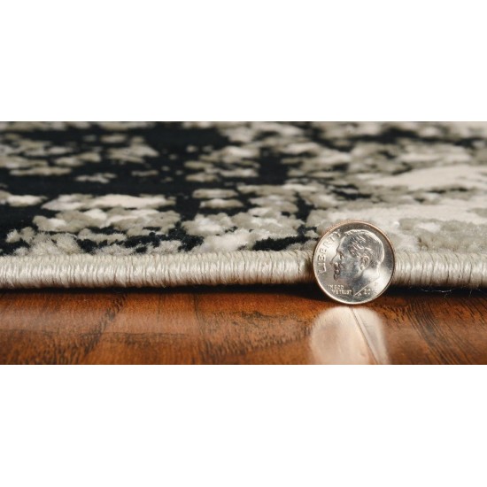 Luna Silver Nightscape 3'3" x 4'11" Rug