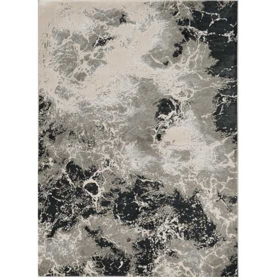 Luna Silver Nightscape 5'3" x 7'7" Rug