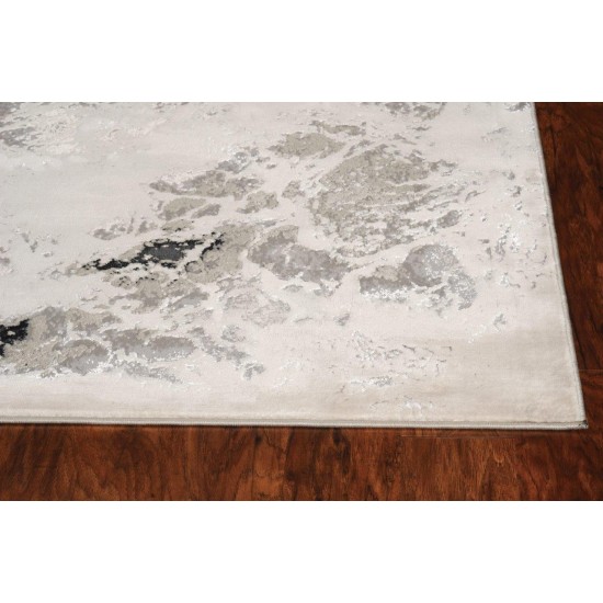 Luna Silver Nightscape 5'3" x 7'7" Rug