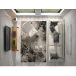 Luna Silver Nightscape 5'3" x 7'7" Rug