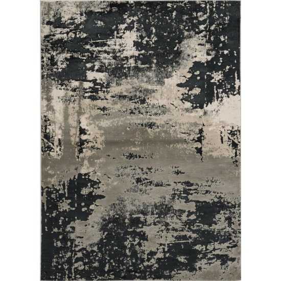 Luna Silver Charcoal Eclipse 3'3" x 4'11" Rug