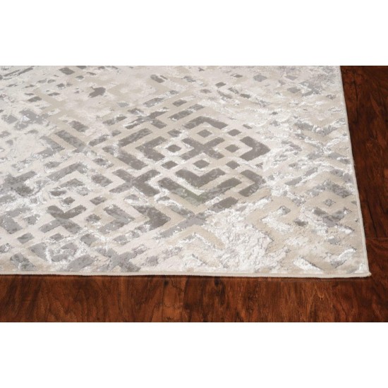 Luna Sand Silver Dimensions 3'3" x 4'11" Rug