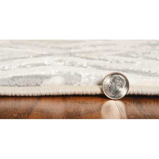 Luna Sand Silver Dimensions 6'7" x 9'6" Rug