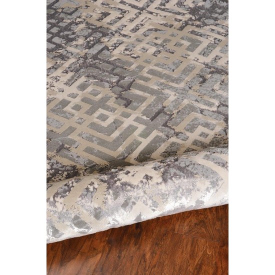 Luna Sand Silver Dimensions 6'7" x 9'6" Rug