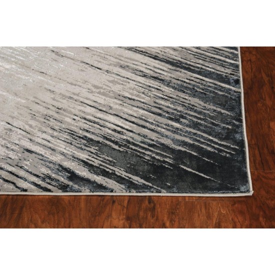 Luna Silver Grey Nova 5'3" x 7'7" Rug