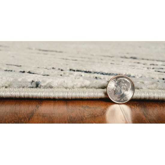 Luna Silver Grey Nova 5'3" x 7'7" Rug