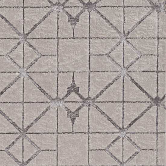 Luna Ivory/Silver Elements 5'3" x 7'7" Rug