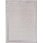 Luna Ivory/Silver Border 3'3" x 4'11" Rug