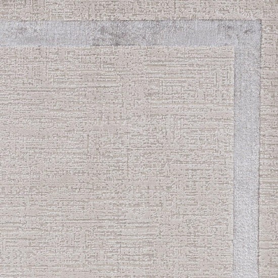 Luna Ivory/Silver Border 7'10" x 10'10" Rug