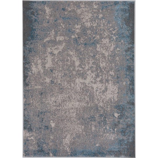 Luna Silver/Blue Natural 7'10" x 10'10" Rug