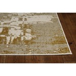 Luna Ivory/Gold Escape 5'3" x 7'7" Rug