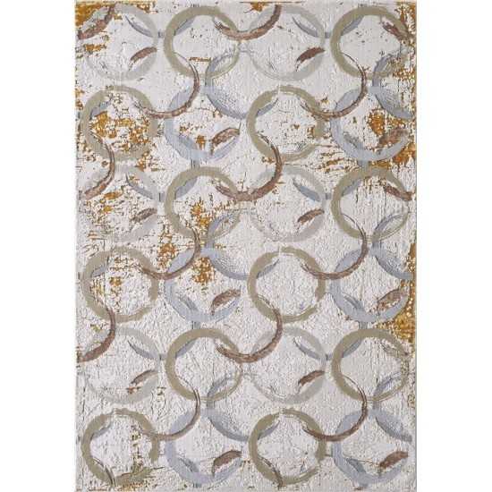 Luna Birch White 3'3" x 4'11" Rug