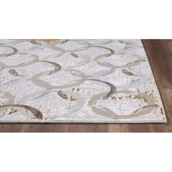 Luna Birch White 3'3" x 4'11" Rug