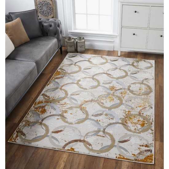 Luna Birch White 6'7" x 9'6" Rug