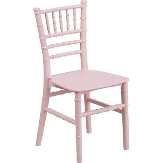 Kids Pink Resin Chiavari Chair