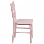 Kids Pink Resin Chiavari Chair