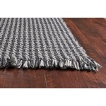 Maui Grey Houndstooth 8'6" x 11'6" Rug