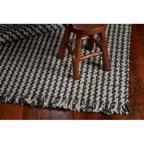 Maui Grey Houndstooth 8'6" x 11'6" Rug