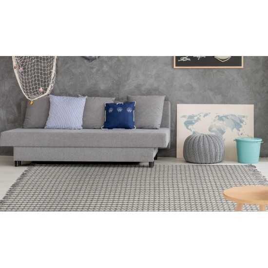Maui Ivory/Grey Houndstooth 3'3" x 5'3" Rug