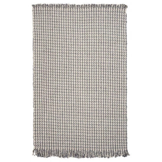 Maui Ivory/Grey Houndstooth 8'6" x 11'6" Rug