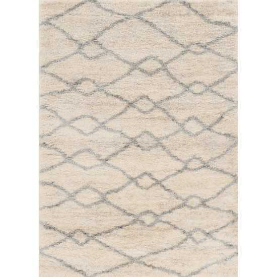 Merino Ivory/Grey London 3'9" x 5'11" Rug