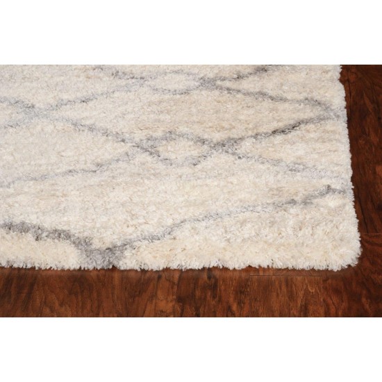 Merino Ivory/Grey London 3'9" x 5'11" Rug