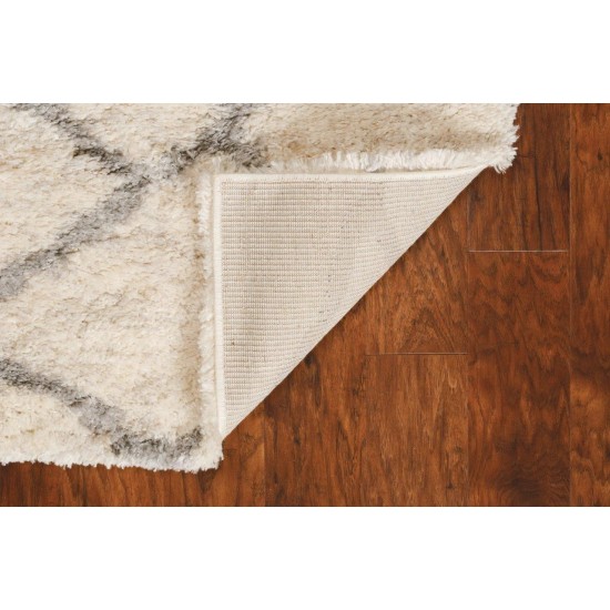 Merino Ivory/Grey London 5'3" x 7'7" Rug