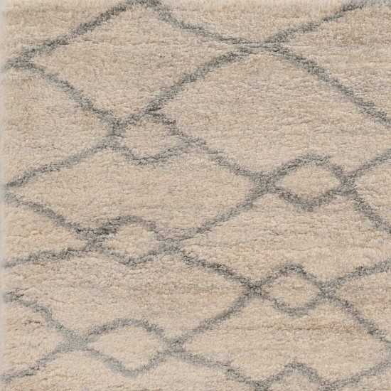 Merino Ivory/Grey London 5'3" x 7'7" Rug