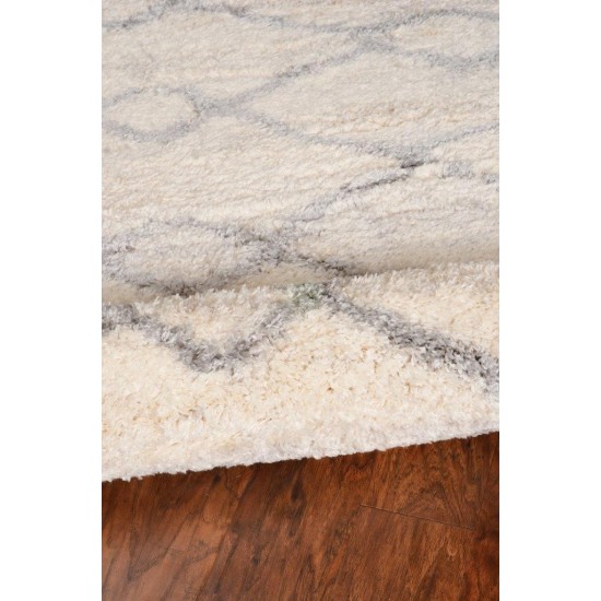 Merino Ivory/Grey London 7'10" x 9'10" Rug