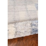 Merino Ivory/Blue Cityscape 5'3" x 7'7" Rug