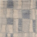 Merino Ivory/Blue Cityscape 5'3" x 7'7" Rug